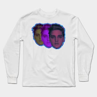 Elvis Presley Mugshot Threeways Long Sleeve T-Shirt